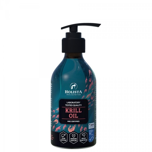 HolistaPets Krill Oil olej z kryla 100 ml