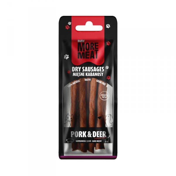 BUBA MORE MEAT Kabanosy 70g wieprzowina i jeleń