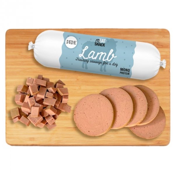 Paka Zwierzaka Kiełbaska PEPE Lamb Jagnięcina 200g