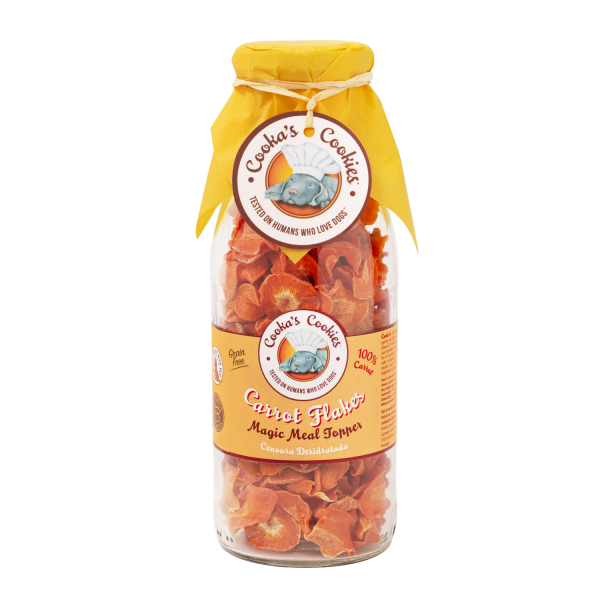 Cooka’s Cookies CARROT FLAKES Płatki z marchewki 140g dla psa