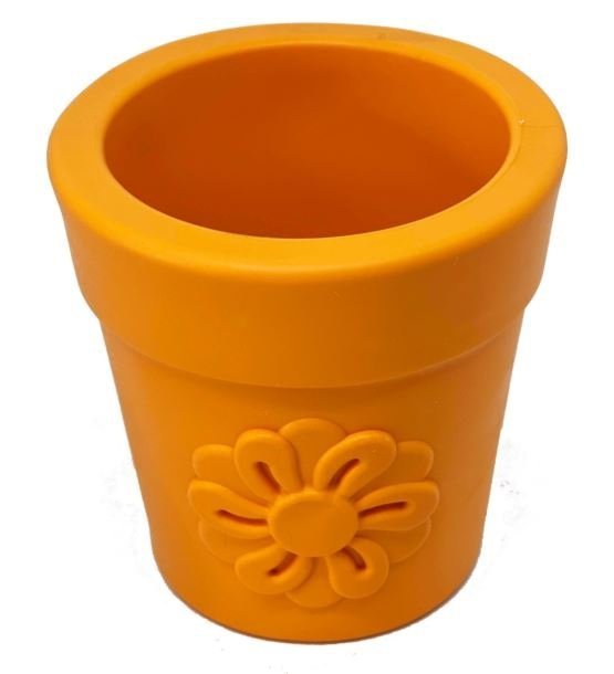Soda Pup Flower Pot Orange - doniczka na jedzenie dla psa pomarańczowa