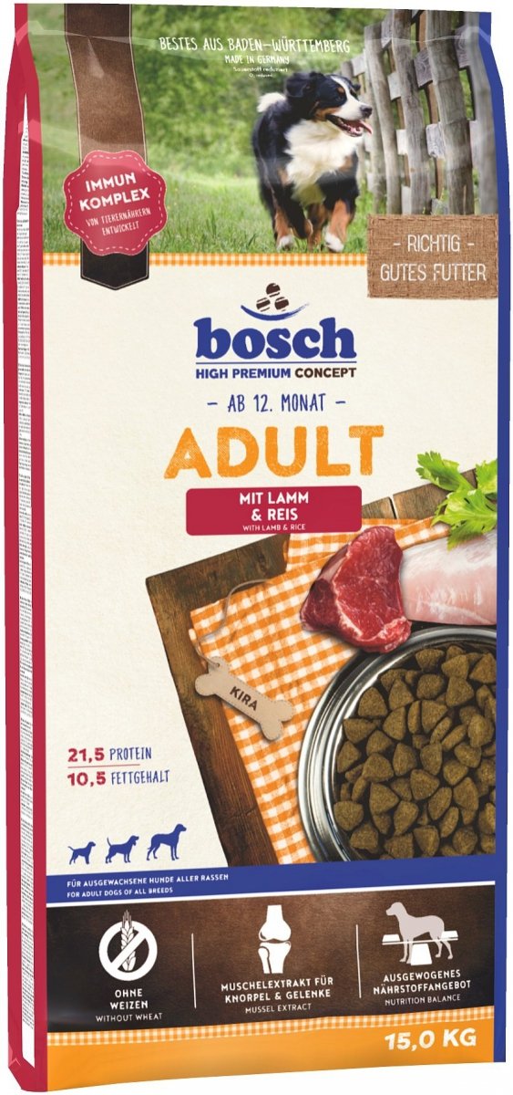 Bosch 01150 Adult Lamb &amp; Rice 15kg