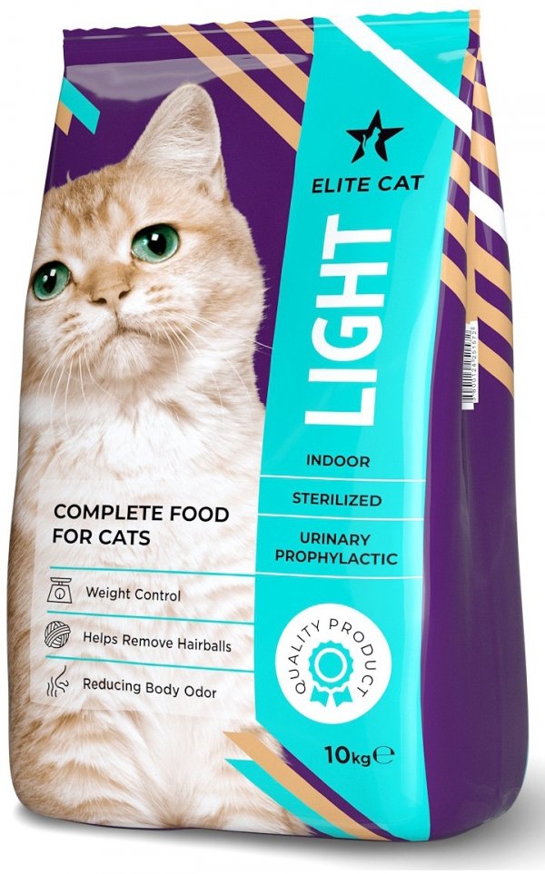 Elite Cat 12kg Adult Light dla kotów otyłych