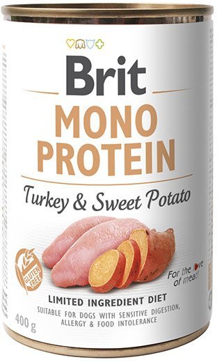 Brit Care Mono Protein 5390 Turkey Sweet Pota 400g