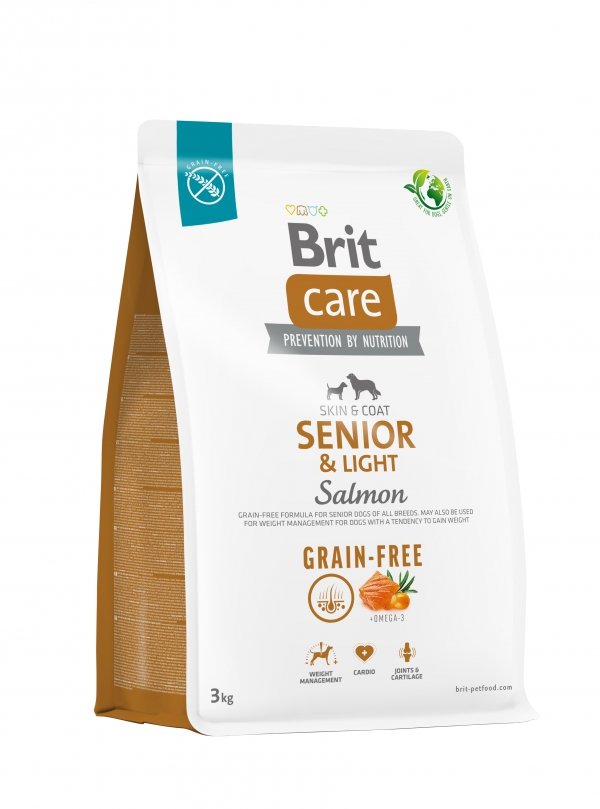 Brit Care N Senior Light GrainFree Salmon 3kg
