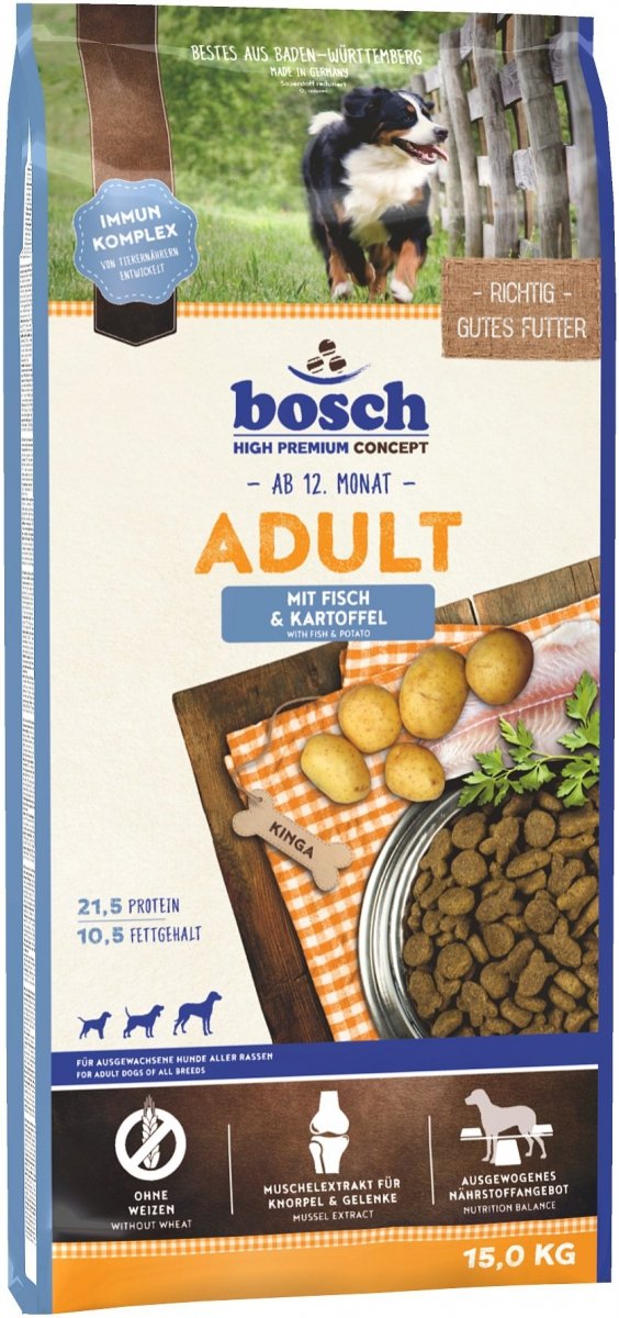 Bosch 04150 Adult Fish &amp; Potato 15kg