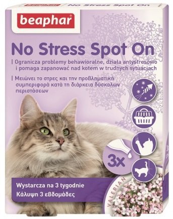 Beaphar 10548 No Stress Spot On dla kotów