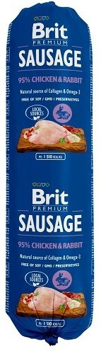 Brit Sausage Chicken &amp; Rabbit 800g