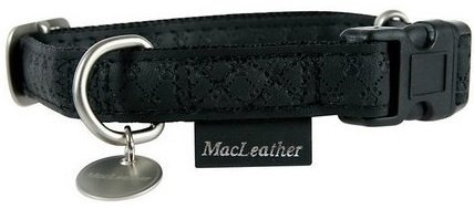 Zolux 522040NO Obroża Mac Leather 20mm czarna