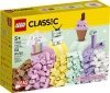 Zestaw Prezent LEGO Classic 11028 Kreatywna Zabawa Pastelowe Kolory + Torba