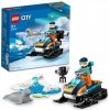 Zestaw Prezent LEGO CITY 60376 Arktyczny Skuter Śnieżny Klocki 5+ Torba