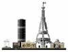 Zestaw Prezent LEGO Architecture 21044 Paryż Wieża Eiffla Luwr + Torba