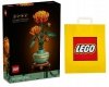 Zestaw Prezent Klocki LEGO ICONS 10368 KWIATY Chryzantema Botanical + Torba