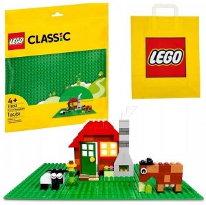 Zestaw Prezent LEGO Classic 11023 Zielona Płytka Konstrukcyjna 4+ Torba