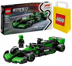 Zestaw Prezent LEGO Speed 77247 Bolid F1 KICK Sauber Team Klocki 10+ Torba