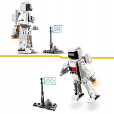Zestaw Prezent LEGO Creator 31134 Prom Kosmiczny Wahadłowiec 3w1 6+ Torba