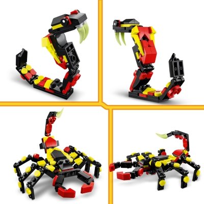 Zestaw Prezent LEGO Creator 31159 Dzikie Zwierzęta Niezwykły Pająk 7+ Torba
