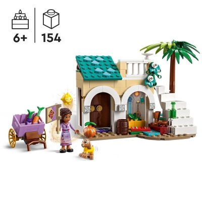 Zestaw Prezent LEGO Disney Wish 43223 Asha Rosas Targowisko Klocki 6+ Torba