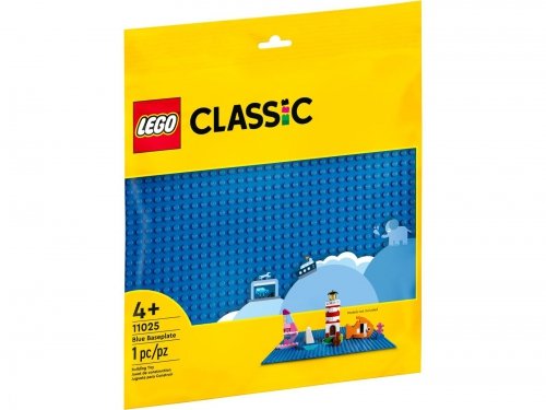 Zestaw Prezent LEGO Classic 11025 Niebieska Płytka Konstrukcyjna 4+ Torba