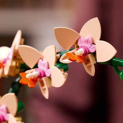 Zestaw Prezent LEGO ICONS 10343 MAŁA ORCHIDEA KWIAT DONICA Klocki + Torba