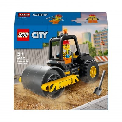 Zestaw Prezent LEGO CITY 60401 Walec Drogowy Budowlany Klocki 5+ Torba