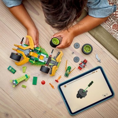 Zestaw Prezent LEGO Ninjago 71828 Samochód Wyścigowy Lloyda Napęd 7+ Torba