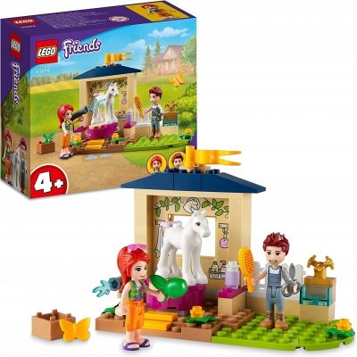 Zestaw Prezent Klocki LEGO Friends 41696 Kąpiel Kucyków Stajnia 4+ Torba