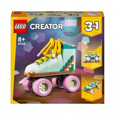 Zestaw Prezent LEGO Creator 31148 Wrotka w Stylu Retro 3w1 Klocki 8+ Torba