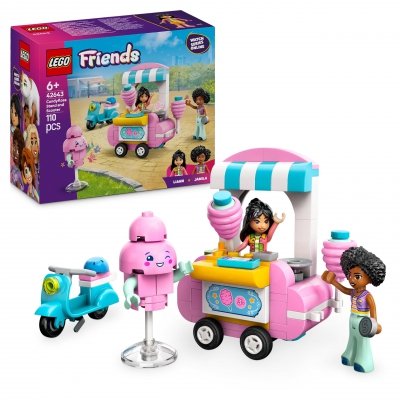 Zestaw Prezent LEGO Friends 42643 Stoisko z Watą Cukrową Klocki 6+ Torba