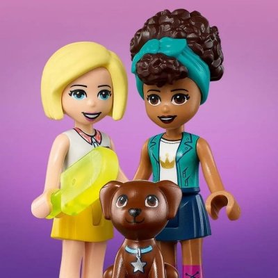 Zestaw Prezent LEGO Friends 41715 Furgonetka z Lodami Klocki 4+ Torba