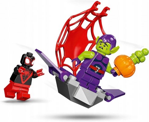 Zestaw Prezent Klocki LEGO MARVEL 10781 Trójkołowiec Spider-Man 4+ Torba