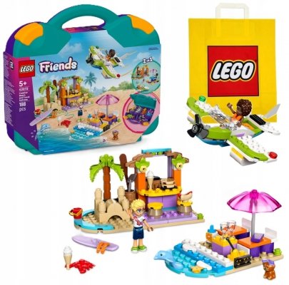 Zestaw Prezent LEGO Friends 42672 Kreatywna Walizka Podróżna Klocki + Torba