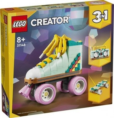 Zestaw Prezent LEGO Creator 31148 Wrotka w Stylu Retro 3w1 Klocki 8+ Torba