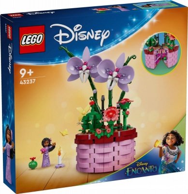 Zestaw Prezent LEGO Disney 43237 Doniczka Isabeli Kwiaty Klocki 9+ Torba