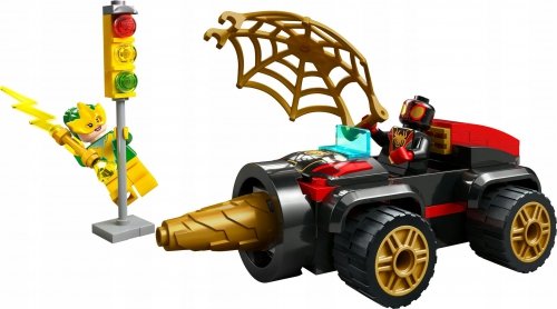 Zestaw Prezent LEGO Marvel 10792 SpiderMan Pojazd Wiertłowy Klocki 4+ Torba
