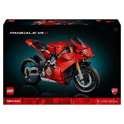 Zestaw Prezent LEGO Technic 42202 Ducati Panigale V4 S Motor Klocki + Torba