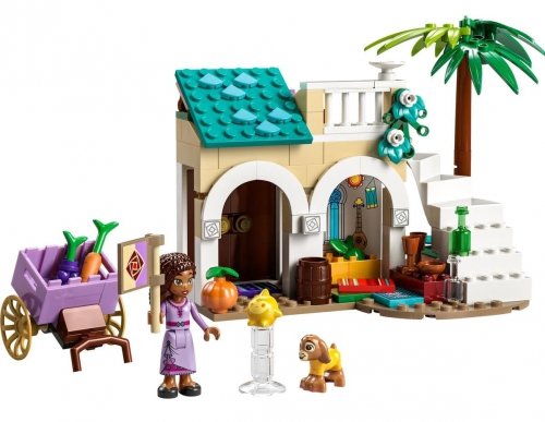 Zestaw Prezent LEGO Disney Wish 43223 Asha Rosas Targowisko Klocki 6+ Torba