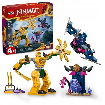 Zestaw Prezent LEGO Ninjago 71804 Mech Robot Bojowy Arina Klocki 4+ Torba