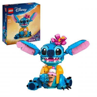 Zestaw Prezent LEGO Disney 43249 STITCH FIGURKA POSTAĆ 730 Klocki 9+ Torba
