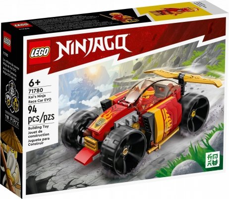 Zestaw Prezent Klocki LEGO Ninjago 71780 Samochód Wyścigowy Kaia 6+ Torba