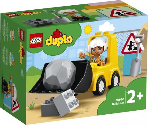Zestaw Prezent LEGO Duplo 10930 Buldożer Koparka Spych Klocki 2+ Torba