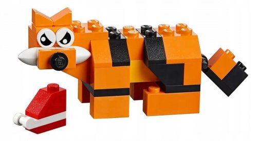 Zestaw Prezent Klocki LEGO CLASSIC KREATYWNE ŚREDNIE PUDEŁKO BOX 4+ Torba