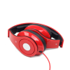 Słuchawki z mikrofonem Na uszy Na przewodzie GEMBIRD Detroit Czerwony (1.5m /3.5 mm wtyk/Czerwony)