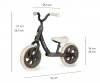 Qplay Rowerek Biegowy Trainer Black