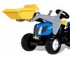 Rolly Toys 023929 Traktor Rolly Kid New Holland Agriculture z łyżka i przyczepą