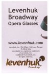 Lornetka teatralna Levenhuk Broadway 325F (czerwona z oświetleniem LED i łańcuszkiem)