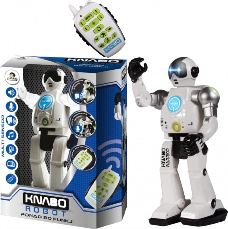 firkant Tjen Grund Robot KNABO sterowany ponad 80 funkcji pilot - Roboty - Dla chłopców -  Zabawki