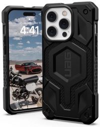 UAG Monarch - obudowa ochronna do iPhone 14 Pro kompatybilna z MagSafe (kevlar-black) 