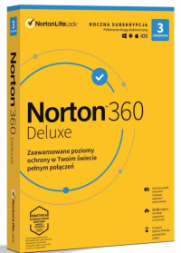 NORTON LIFE LOCK 360 deluxe 25GB PL 1 user 3 device 12mo generic ret1 mm 