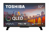 Telewizor TOSHIBA QLED 32″ Full HD VIDAA (32QV2F63DG) 